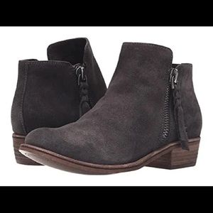 Dolce Vita grey suede booties size 7.5